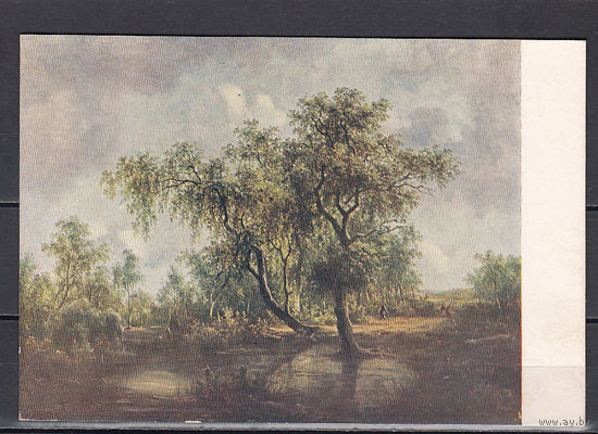 Живопись. Насмит. Пейзаж. СССР. 193?. Почтовая карточка не использованная.