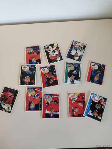 Наклейки Panini Hockey 12 штук лотом