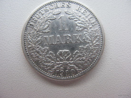 Германия 1 марка 1910 F  ( отличное состояние )