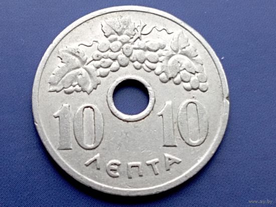 Греция. 10 лепт 1954