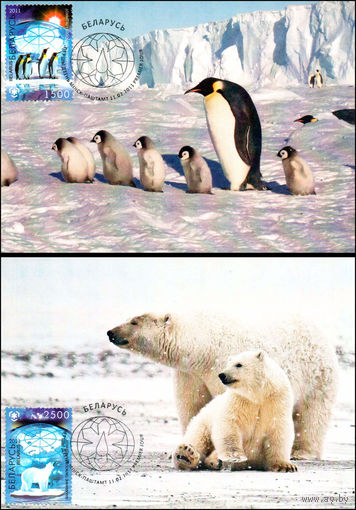 Сохранение полюсов и ледников 2011 год Беларусь 2 картмаксимума