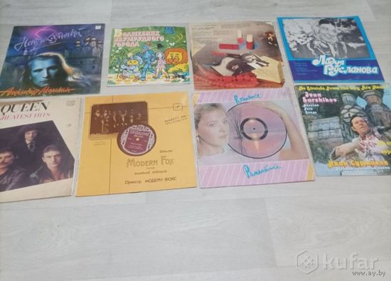 Виниловые пластинки 80-90г