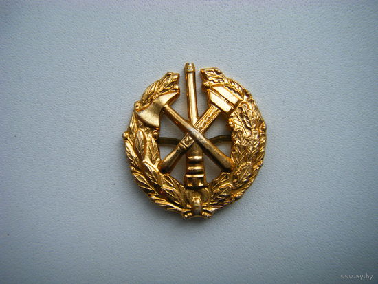 Кокарда СССР.  ПОЖАРНАЯ ОЛРАНА. Д.П.Д. Добровольная Пожарная Дружина.