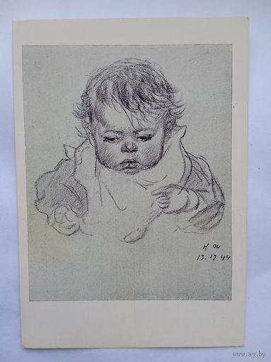 1950. дети. Жуков Н. Опять каша!