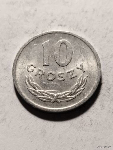 Польша 10 грошей 1973