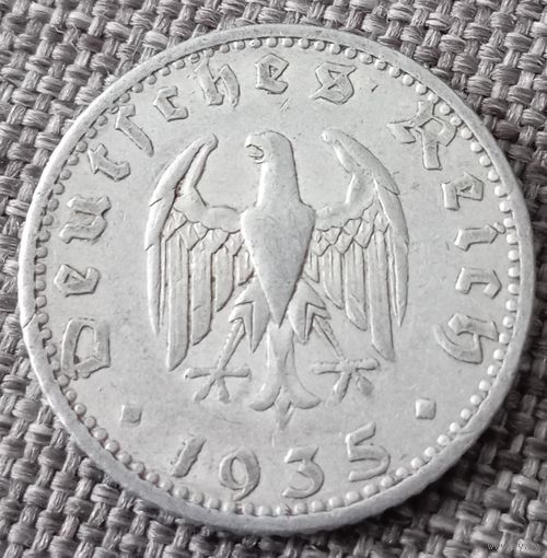 50 рейхспфеннигов 1935 А