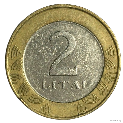 Литва 2 лита, 2002