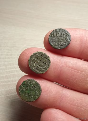 Петровские монеты.