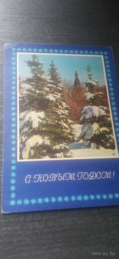 Открытка с Новым годом. 1973. Костенко.