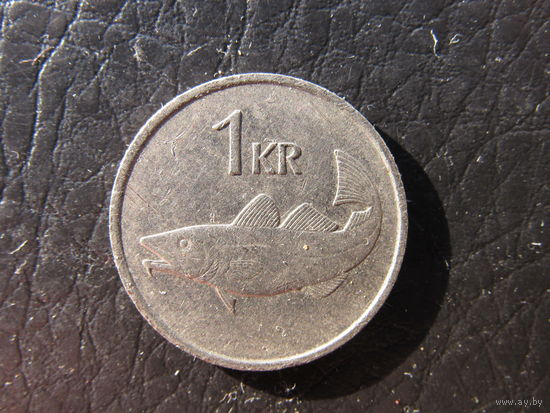 Исландия. 1 крона. 1981. С 20 копеек. Распродажа коллекции. Смотрите другие лоты.