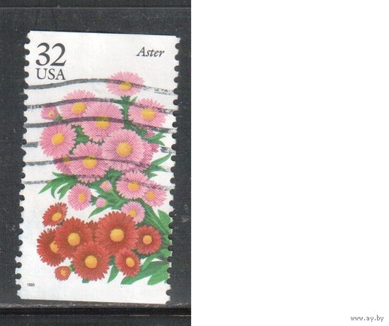 США-1995 (Мих.2637) , гаш. ,Флора, Цветы