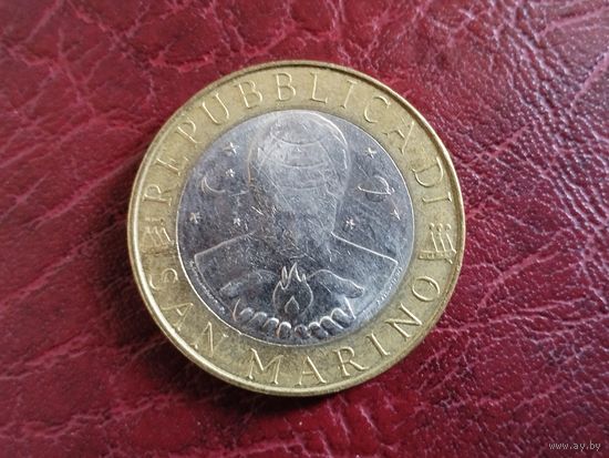 1000 лир Сан-Марино 2000 г.