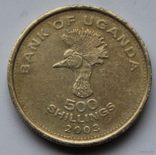 Уганда, 500 шиллингов 2003 г.