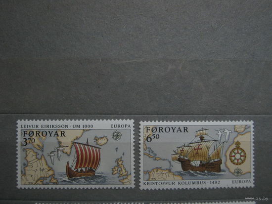 Парусники, корабли, флот, транспорт, моренистика - Фарерские острова (Фареры), карты, фауна - птицы