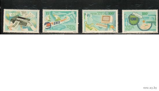 Сенегал-1990 (Мих.1087-1090) ,  ** , Почта(полная серия)