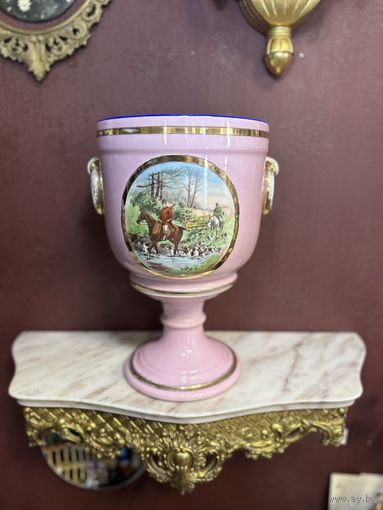 Огромная старинная ваза в дворцовом стиле, 19 век, Европа, много лотов с рубля