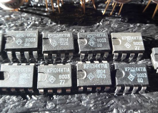 КР1014КТ1А - пара ключевых, "логических" полевых транзисторов (n-MOSFET) 120V 0,1A