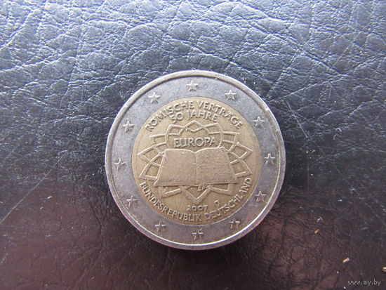 Германия. Юбилейные 2 евро.2007, С 20 копеек. Распродажа коллекции. Смотрите другие лоты.