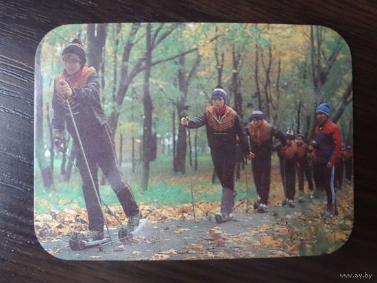 Календарик 1989 г.  Госстрах. Страхование от несчастных случаев.