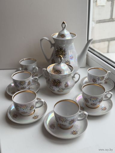 Сервиз на 6 персон СССР Добрушский фарфоровый завод (Добруш). 1978-1991 гг.