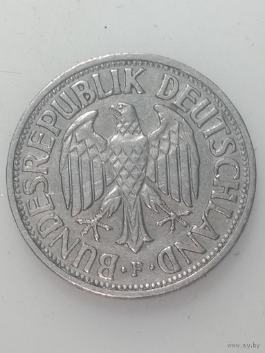 ФРГ 1 марка 1950 года . F