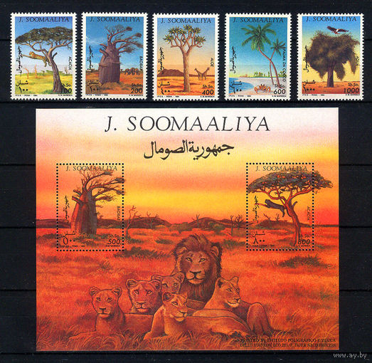 1994 Сомали. Деревья.