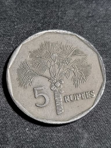 Сейшелы 5 рупий 2000