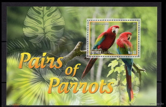 СЕРИЯ Блоков птицы  фауна MNH