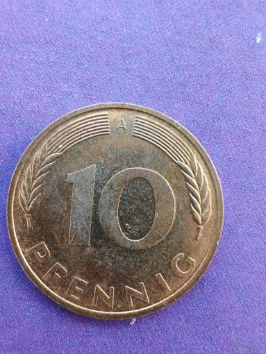 Германия ФРГ 10 пфеннигов 1994 А