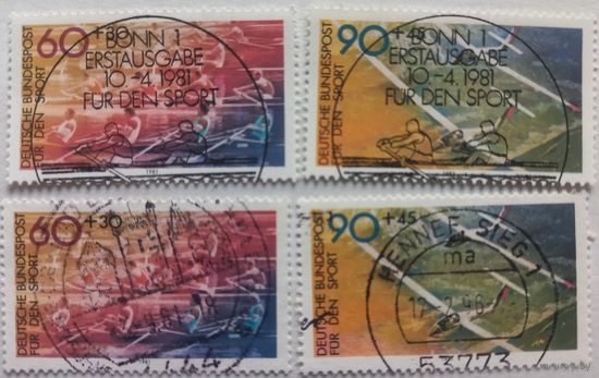 ФРГ. 1981г. Спорт.