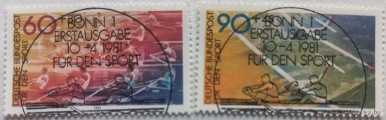 ФРГ. 1981г. Спорт.