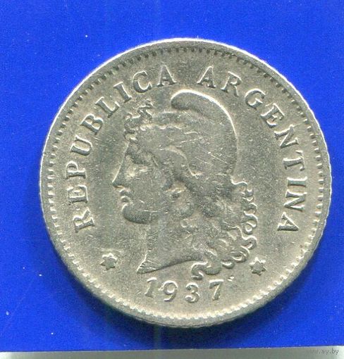 Аргентина 10 сентаво 1937