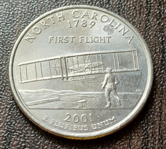 США , 2001    D     Квотер штата Северная Каролина    ( 1-6-6 )