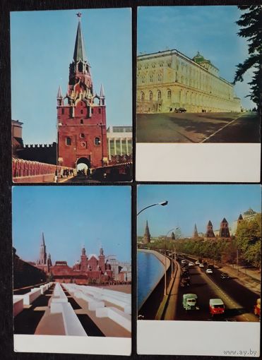 28 открыток из набора (без обложки) Москва 1966