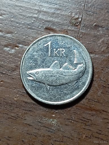 Исландия 1 крона 2011 года .