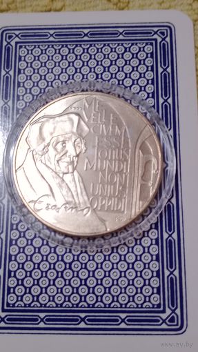 Нидерланды 10 экю 1991 Эразм Роттердамский