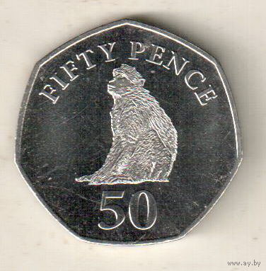 Гибралтар 50 пенс 2016