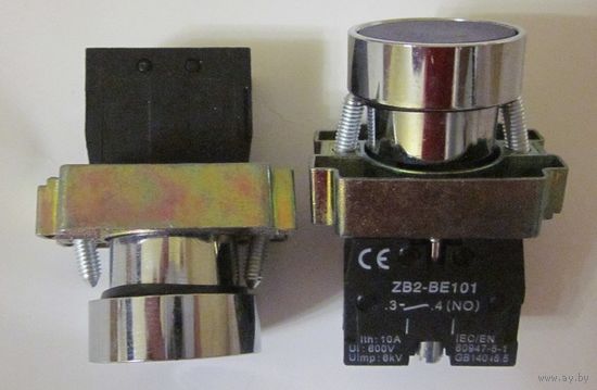 Кнопка без фиксации ZB2-BE101 черная