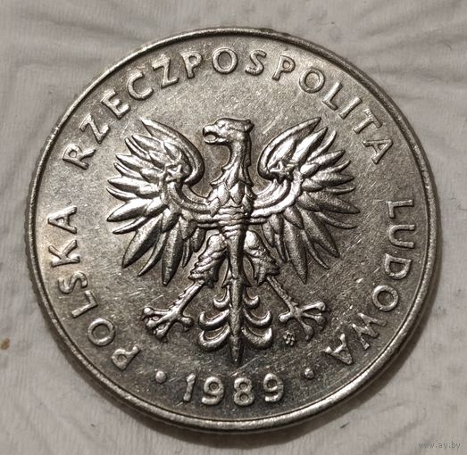 Польша 20 злотых, 1989 (14-8-11)