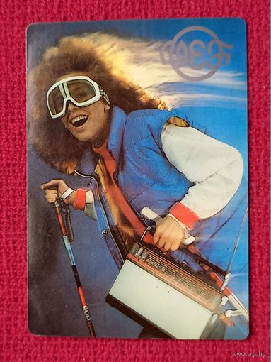 Календарик ВЭФ VEF Орбита. 1987 г.