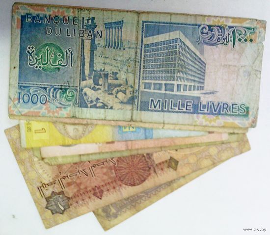 РАСПРОДАЖА!!! - БАНКНОТЫ СТРАН МИРА (10 шт.)