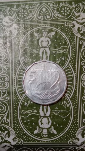 Кипр 5 милс 1981 корабль