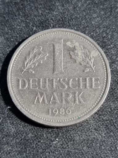 Германия (ФРГ) 1 марка 1986 D