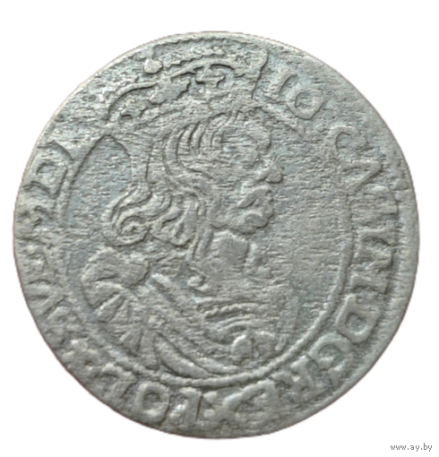 6 грошей, 1664 года. Ян II Казимир