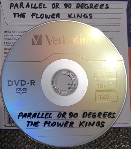 DVD MP3 дискография PARALLEL OR 90 DEGREES, The FLOWER KINGS - 1 DVD