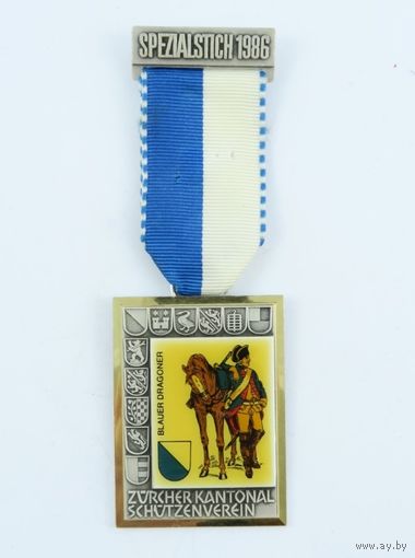 Швейцария, Памятная медаль 1986 год .