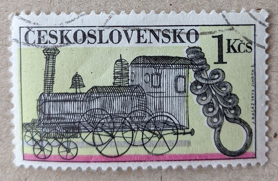 Чехословакия.1972.Паровоз