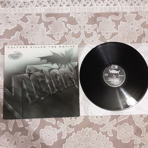 VICTORY - 1989 - CULTURE KILLED THE NATIVE (EUROPE) LP + POSTER
