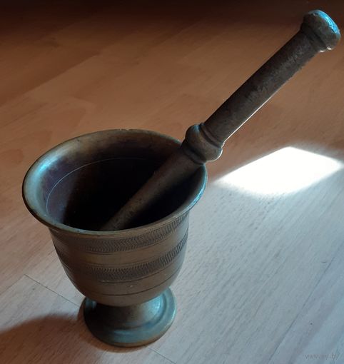 Ступка старинная. Бронза. Нач. 20 века.