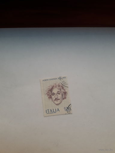 Марки  Италия (Лауреат Нобелевской премии по физике А Эйнштейн 1921)